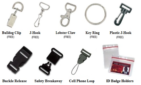 What Types of Lanyard Clips and Accessories Can I Choose From